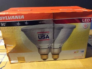 SYLVANIA 90 Watt Equivalent, PAR38 LED Light Bulb, Bright White - Picture 1 of 4