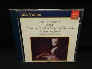 C.P.E. Bach/G. Leonhardt – Sonatas, Rondos, Marches, Fantasia - NM - NEW CASE!!! - Picture 1 of 4
