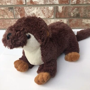 Wildlife Artists Sea Otter Plush 18” Bass Pro Brown & White Stuffed Animal Toy - Picture 1 of 11