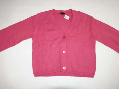 Talbots Women's Cropped Cardigan Sweater Petite Small NWT Pink Cotton Blend PS - Image 1 of 4