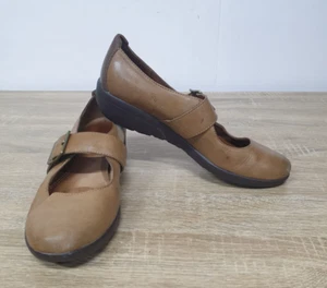 Clarks Women’s Brown Low Wedge Mary Jane Shoes UK 5, EUR 38 - Picture 1 of 7