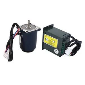 (10 To 1400RPM))Gear Motor And Controller CW CCW Variable Speed Motor 6W AC220V - Picture 1 of 24