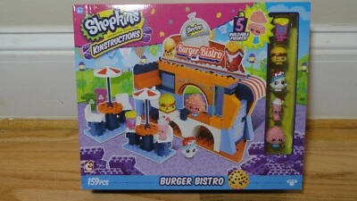 SHOPKINS KINSTRUCTIONS BURGER BISTRO, 159 PIECES, BRAND NEW!!!! - Image 1 of 2