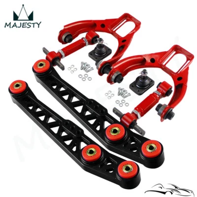Lower Control Arm LCA+Front Upper+ Rear Camber Kit For 1996-2000 Honda Civic EK - Image 1 of 4