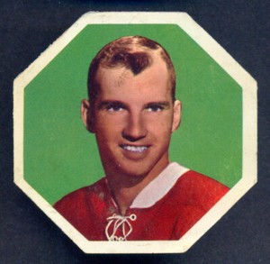 1961-62 YORK PEANUT BUTTER YELLOW BACK #6 Don Marshall EX+ Montreal Canadiens