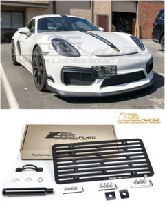 EOS For 2016 981 Cayman GT4 Boxster Spyder | Full Sized Tow Hook License Plate - Picture 1 of 12