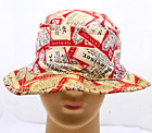 Vintage Budweiser JIFFY Roll-Up Bucket Boat Hat - Union Made - Size 7 1/4 - HTF!