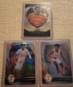 KEON JOHNSON 2021-22 Panini Prizm NBA Draft Picks Rookie HYPER #7 3 Card Lot - Picture 1 of 6