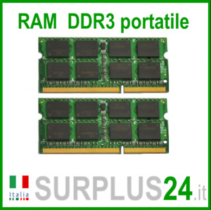 KIT RAM 16GB (2x8GB) PC3L-12800S 1600Mhz 1,35v DDR3 SODIMM LAPTOP Notebook NoEcc