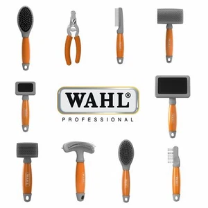 Wahl Dog Grooming Tools With Orange Gel Handle - Picture 1 of 15