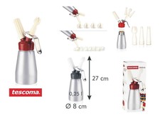 Sifone per panna montata professionale, Sifone cucina da panna Plus 3 Ug