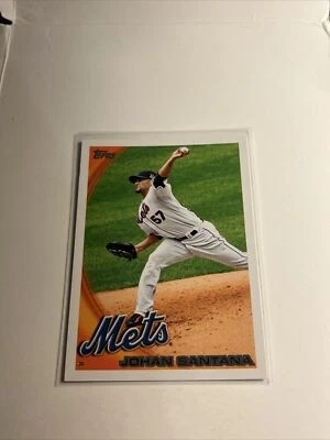 2010 Topps - #573 Johan Santana New York Mets - Image 1 of 2