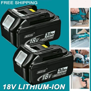 2PACK FOR Makita BL1815 18V 3.0 Ah Compact Li-Ion Battery BL1820 BL1815N BL1830 - Picture 1 of 12