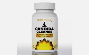 Pure Peak Candida Cleanse - Soutien intestinal et côlon 60 gélules pour hommes et femmes - Photo 1/4