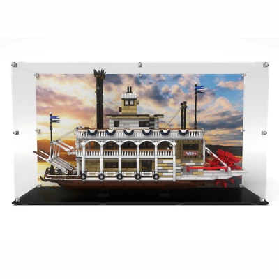 OPUS DISPLAYS Opus Display Case Box for Lego® River Steamboat 21356