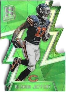 2016 Panini Spectra ALSHON JEFFERY Neon Green Die-Cut Prizm /15 - Picture 1 of 2