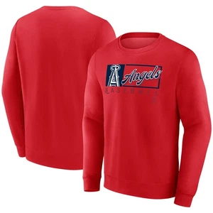 Fleecepullover Sweatshirt Herren Fanatics rot Los Angeles Angels Focus - Bild 1 von 3