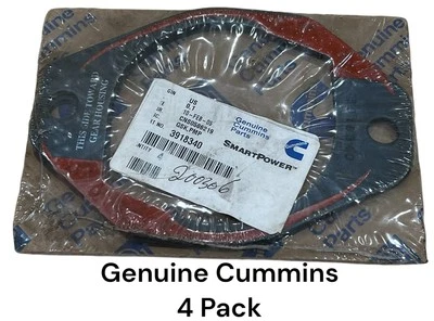 Genuine Cummins 3918340 Gasket Hydraulic Pump 6CT 8.3C ISC (4 Pack) NEW - Image 1 of 2