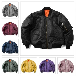 Abbigliamento da lavoro stile americano pilota cotone giacca sciolto forma pane baseball cappotto nuovo - Foto 1 di 23