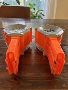 Zwei 2 Nerf N Strike Elite 25 Max Runde Munition Trommel Magazin Ersatz Dart Clip - Bild 1 von 12