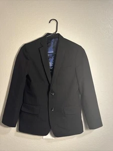 IZOD Jungen schwarzer Blazer Sport Mantel Größe 10 formell Hochzeit Kirche - Bild 1 von 8