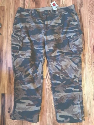 Calça de caça masculina Field N Forest lã marrom camuflagem carga 3XL nova com etiquetas - Imagem 1 de 4