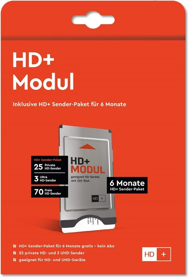 22023 HD Plus HD Modul inkl. 6 Monate Sender-Paket D