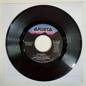 Jermaine Jackson - Dynamite / Tell Me I'm Not Dreamin' 7" 45 rpm Vinyl Single - Foto 1 di 4