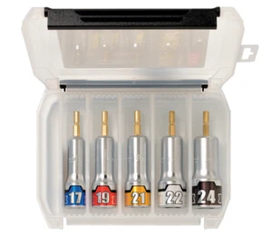 KTC Impact Driver Socket Bit Set 5pcs – Anti-Drop Design – Made in Japan - Picture 1 of 2