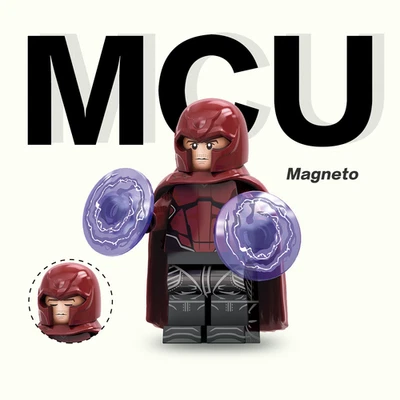 Magneto Custom Minifigure 2 inch gift for fan Birthday gift for friends - Image 1 of 2