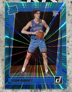 Josh Giddey 2021-22 Panini Donruss Rookie Teal Color Match #202 OKC Thunder - Bild 1 von 2