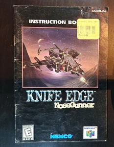Knife Edge Nose Gunner | Nintendo 64 | N64 | Manual Only - Picture 1 of 6