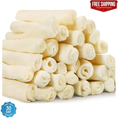 BRANDED Rawhide Bones 16 PCS Digestible Rawhide Small Dogs Rawhide Free Dog Chews Long