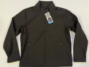 Free Country Men's Black Soft Shell Jacket Size Large NWT MSRP $100 - Picture 1 of 8
