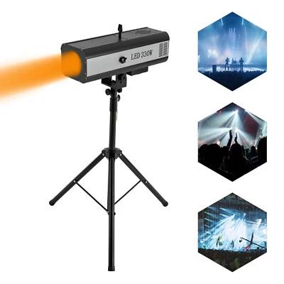 Foco LED de escenario 330 W RGBW luz de punto de seguimiento haz de luz de discoteca DJ con trípode Foto 1 de 4