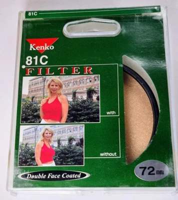 72mm 81C 81-C 81 C Warming Light Balancing Glass Lens Filter 72 mm E72 Japan - Image 1 of 4