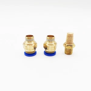 Pneumatic Connectors Brass Fitting For Boost Control Solenoid Valve 8mm PT 1/8 " - Picture 1 of 6