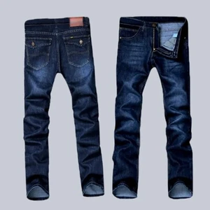 Pxiakgy Men's Casual Loose Fit Jeans – Autumn Work Denim Trousers - Picture 1 of 5
