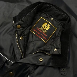 Belstaff Men’s XL Black Belted Motorcycle Jacket - Picture 1 of 17