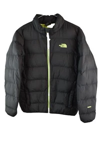 The North Face Boys Kids Padded Down Fill Puffer Jacket 550 Size L Black - Picture 1 of 9