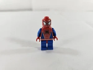 Lego Marvel Spider-Man 1 Minifigure Silver Webbing Blue Arms SPD001 4851 4852 - Picture 1 of 7
