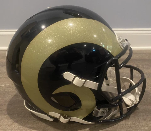 NEW! St. Louis Rams Throwback 2000-2016 Riddell SPEED Authentic Football Helmet Cover