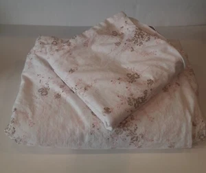 Vintage Handmade Duvet & Sham set European Floral - Picture 1 of 5