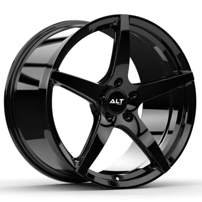 Ruedas 20" 21" ALT ALT25 forjadas 5 radios negro brillante para Audi R8 2016-2025+ Foto 1 de 3