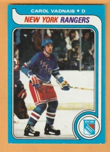 Carol Vadnais New York Rangers 1979-80 Topps #145 - Imagen 1 de 2