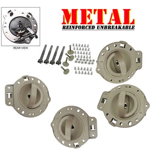 Jeep Commander Tan Bolt 2006-2010 Set of 4PCS For Inside Inner Door Handle New - Picture 1 of 6