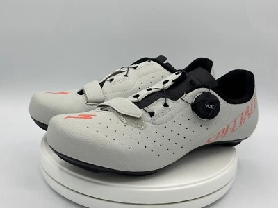 Specialized Torch 1.0 Road Shoes | New | Dove Grey/Vivid Coral - Image 1 of 4
