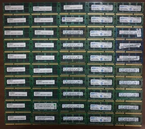 50 x 4 GB DDR3 PC3 10600s Laptop Notebook Memoria Ram SODIMM Lote de trabajo ¡Todo probado! - Imagen 1 de 1