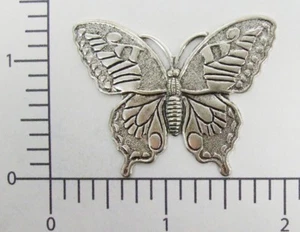 35074 Viktorianischer großer Schmetterling Schmuck Fundstück Silber Ochse - Bild 1 von 1