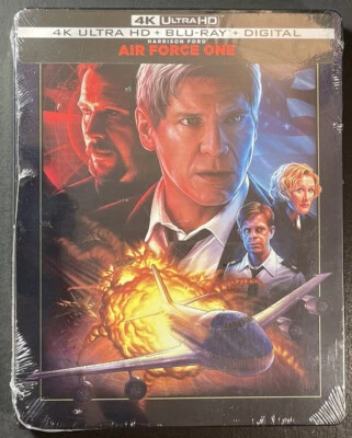 Air Force One [ 25th Anniversary Edition STEELBOOK ] (4K UHD + Blu-ray) NEW - Image 1 of 4